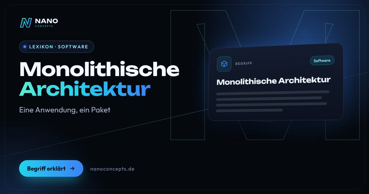 Beitragsbild: Monolithische Architektur