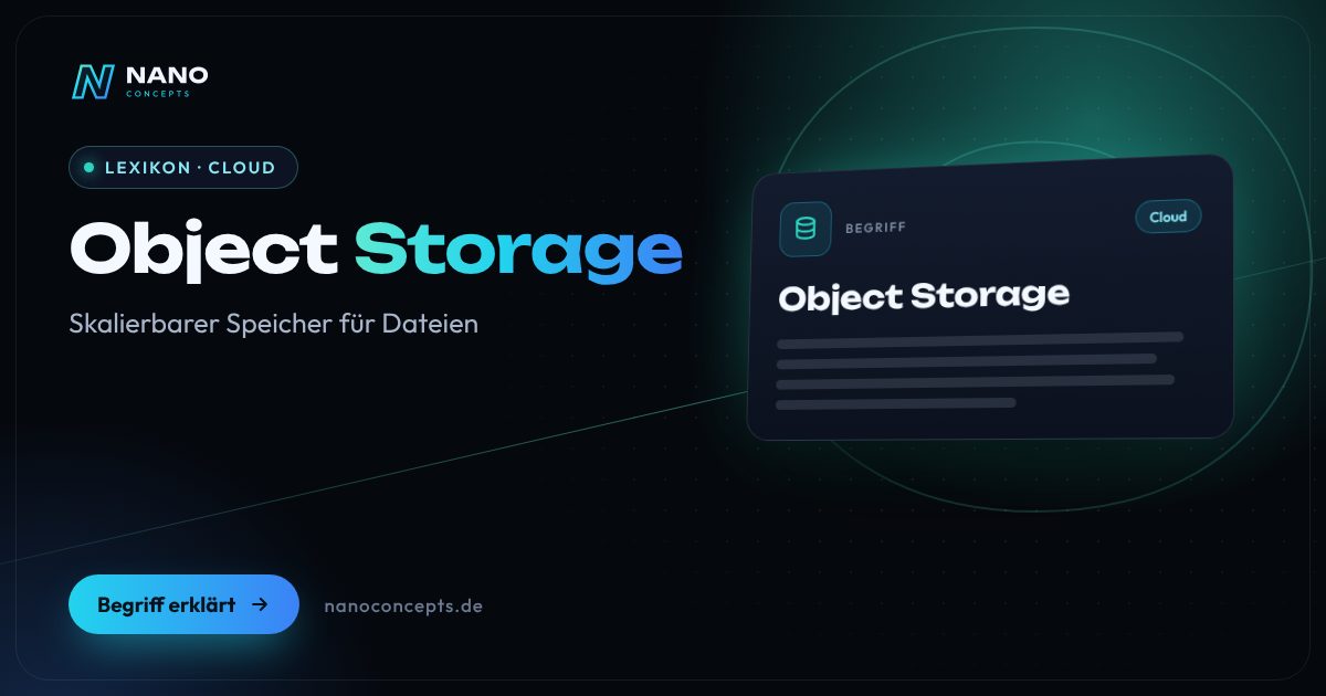 Beitragsbild: Object Storage