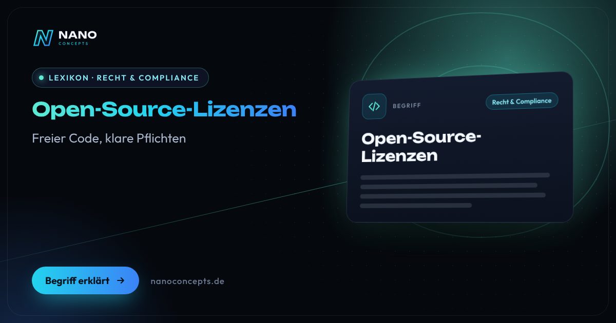 Beitragsbild: Open-Source-Lizenzen