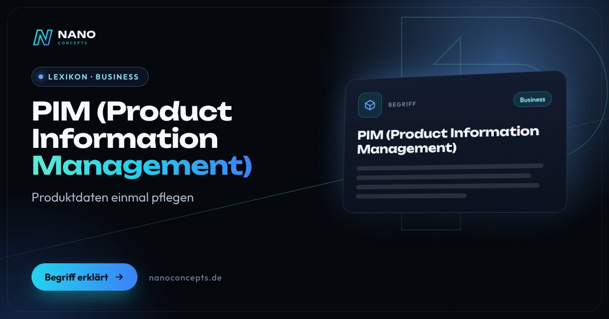 Beitragsbild: PIM (Product Information Management)