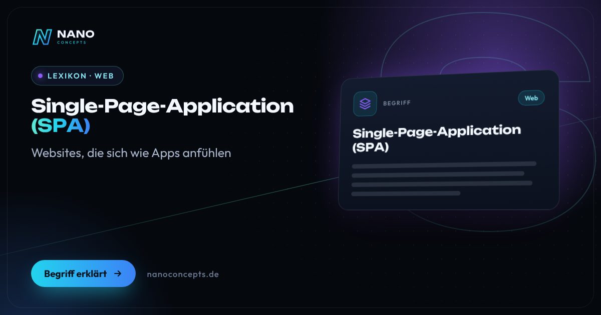 Beitragsbild: Single-Page-Application (SPA)