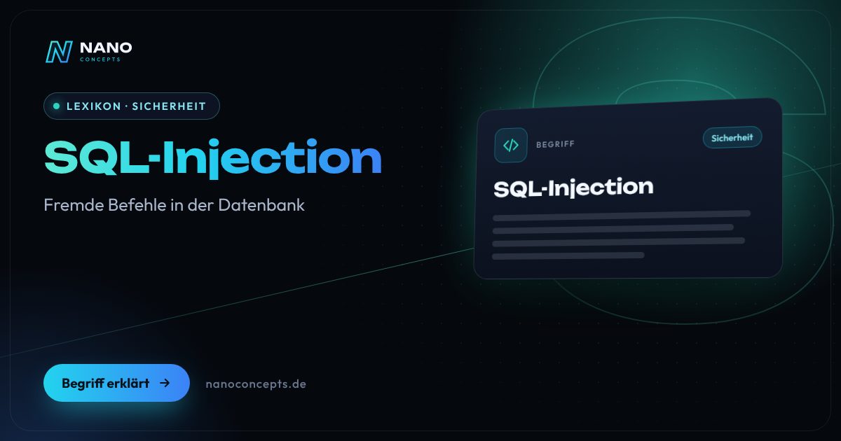 Beitragsbild: SQL-Injection