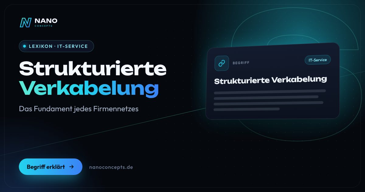 Beitragsbild: Strukturierte Verkabelung
