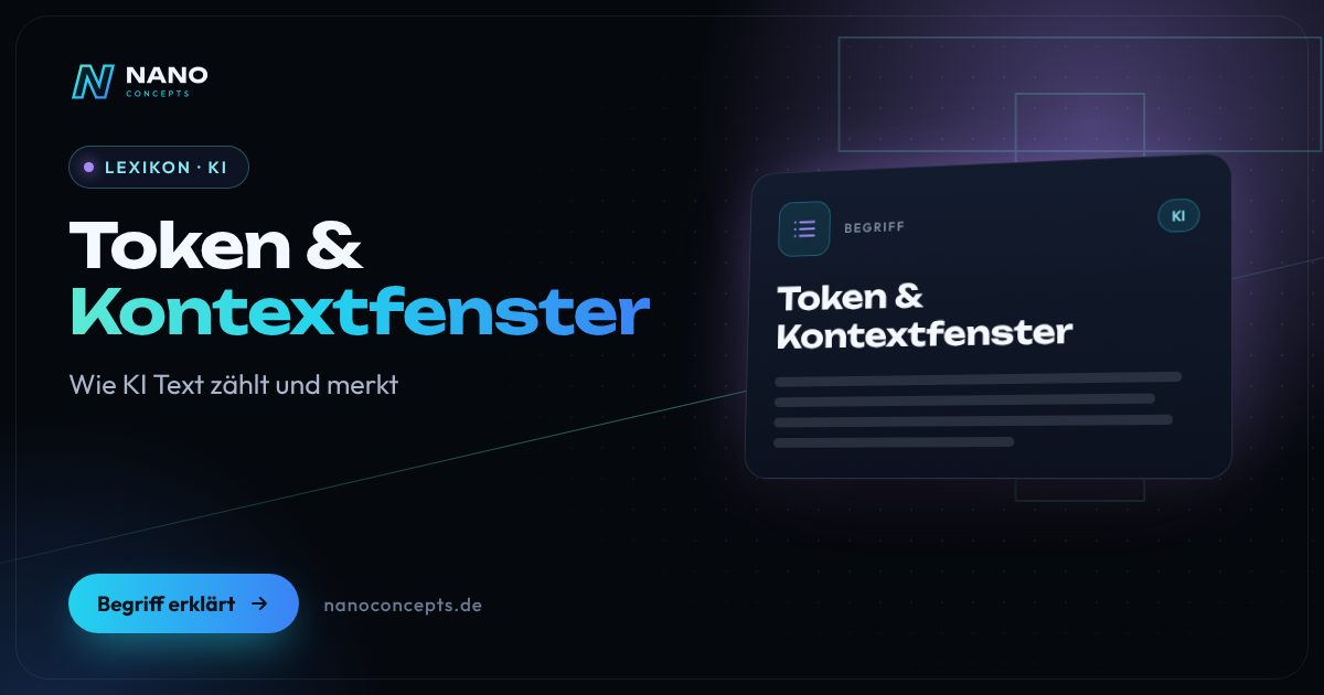 Beitragsbild: Token & Kontextfenster