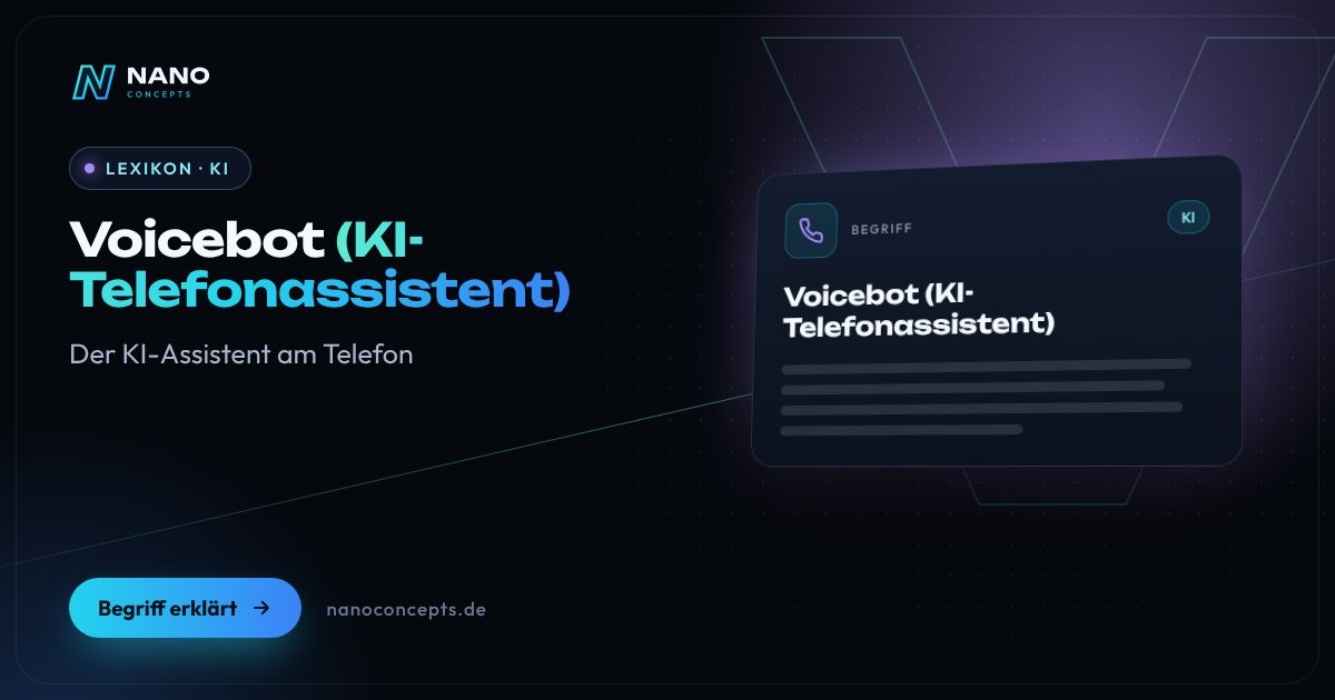 Beitragsbild: Voicebot (KI-Telefonassistent)
