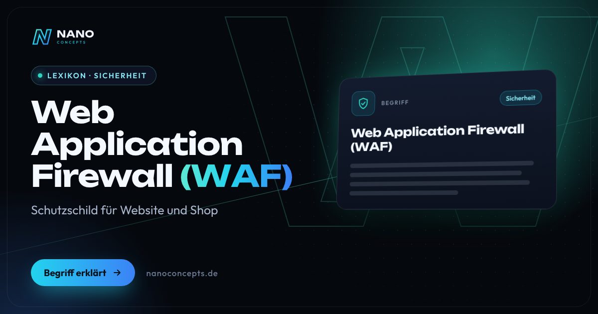 Beitragsbild: Web Application Firewall (WAF)