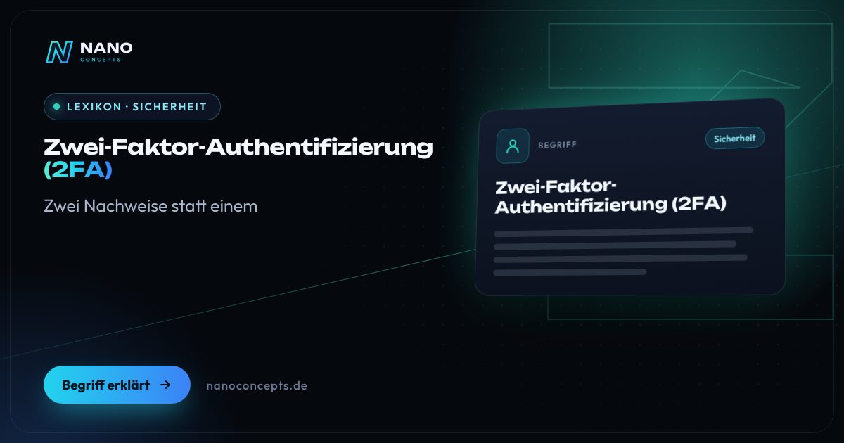 Beitragsbild: Zwei-Faktor-Authentifizierung (2FA)