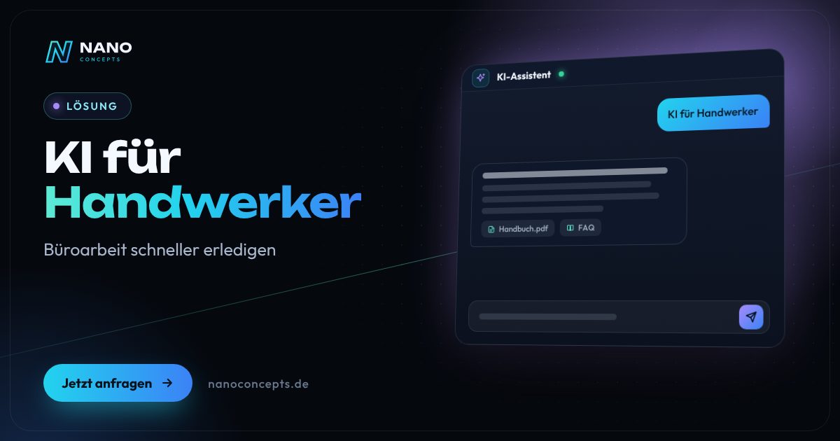 Beitragsbild: KI für Handwerker