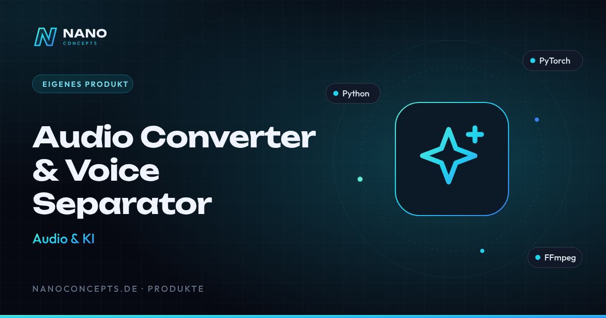 Beitragsbild: Audio Converter & Voice Separator