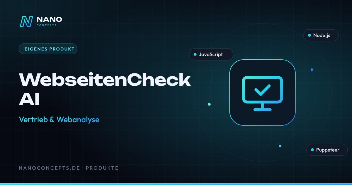 Beitragsbild: WebseitenCheck AI