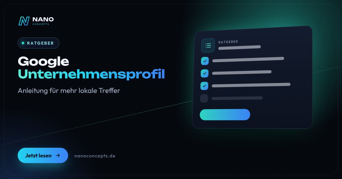 Beitragsbild: Wie kann ich mein Google Unternehmensprofil optimieren?