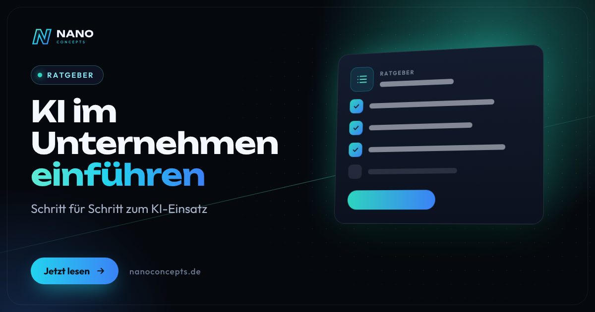 Beitragsbild: Wie führt man KI im Unternehmen ein?