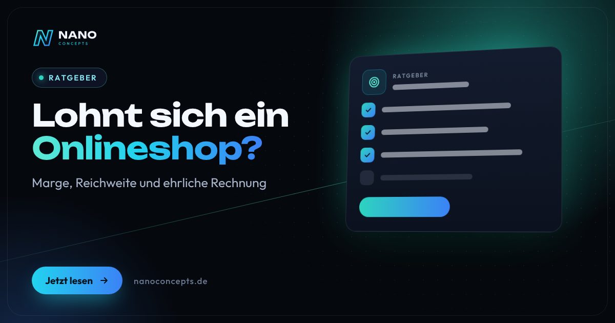 Beitragsbild: Lohnt sich ein eigener Onlineshop noch?