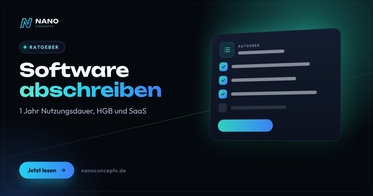 Beitragsbild: Wie wird Software abgeschrieben – und gilt ein Jahr Nutzungsdauer?