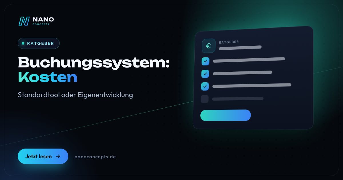 Beitragsbild: Was kostet ein Buchungssystem – und wovon hängt der Preis ab?