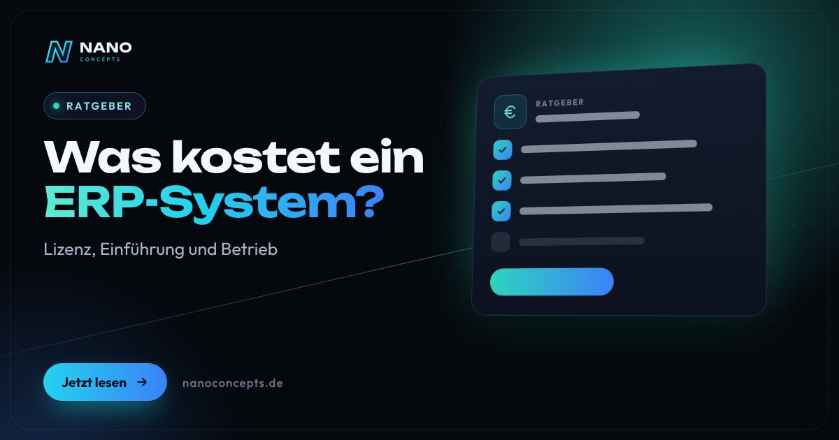 Beitragsbild: Was kostet ein ERP-System?