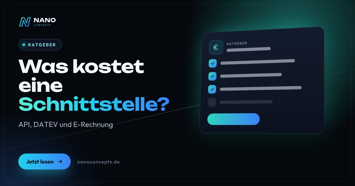 Beitragsbild: Was kostet eine Schnittstelle (API)?