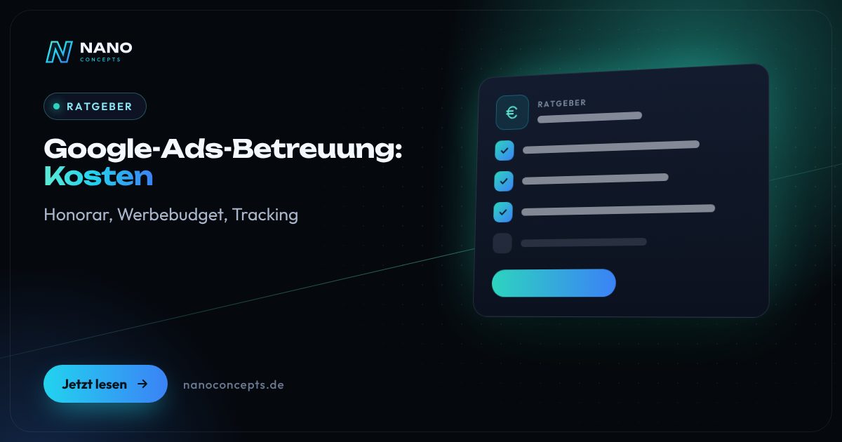 Beitragsbild: Was kostet die Betreuung von Google Ads – und wovon hängt der Preis ab?