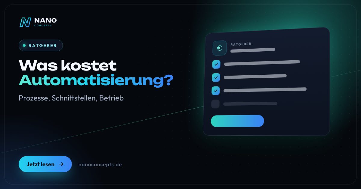 Beitragsbild: Was kostet Prozessautomatisierung – und wovon hängt der Preis ab?