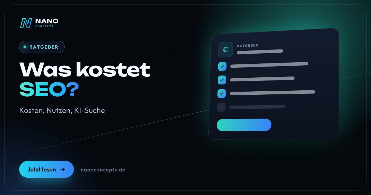 Beitragsbild: Was kostet SEO – und lohnt es sich noch?