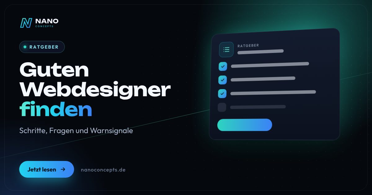 Beitragsbild: Wie finde ich einen guten Webdesigner oder Programmierer?
