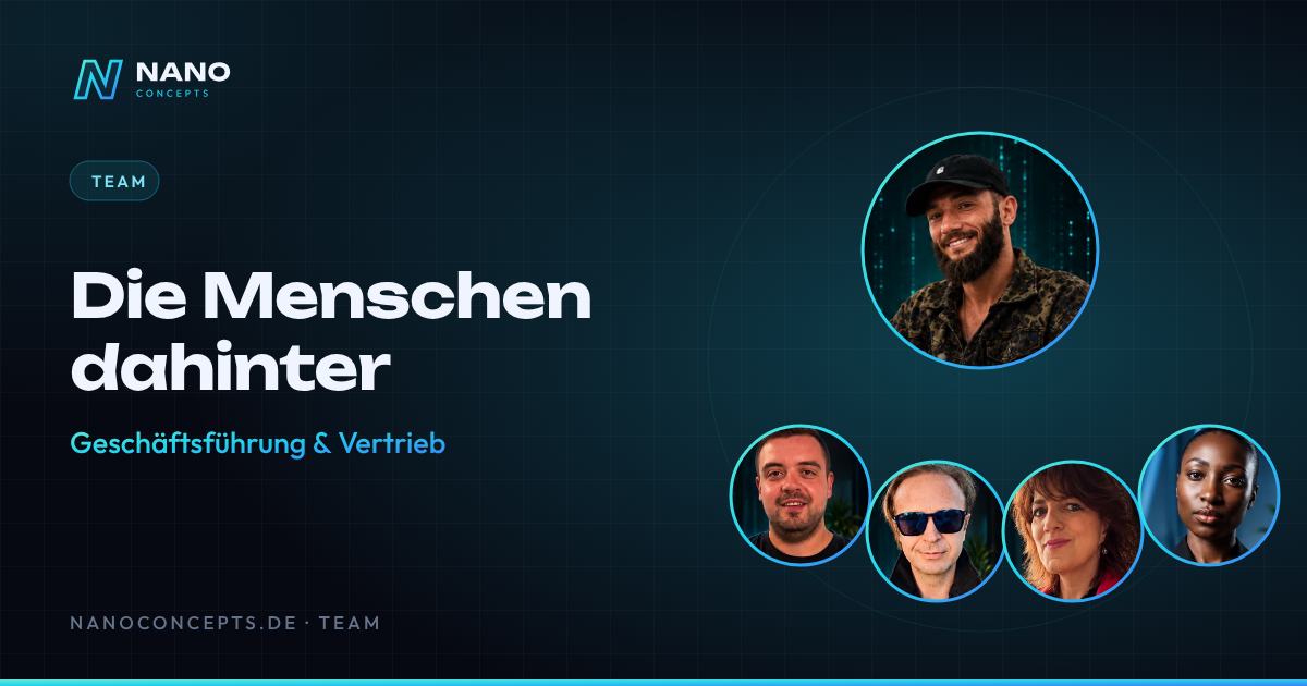 Beitragsbild: Unser Team: Ihre Ansprechpartner bei Nano Concepts