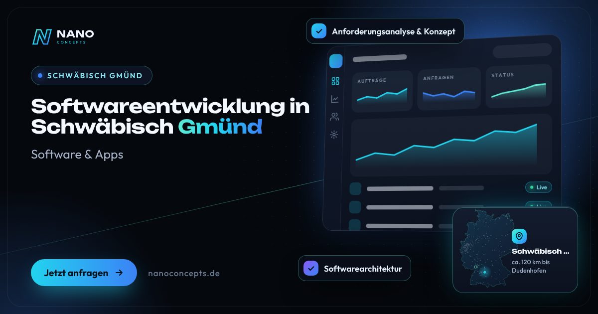 Softwareentwicklung in Schwäbisch Gmünd