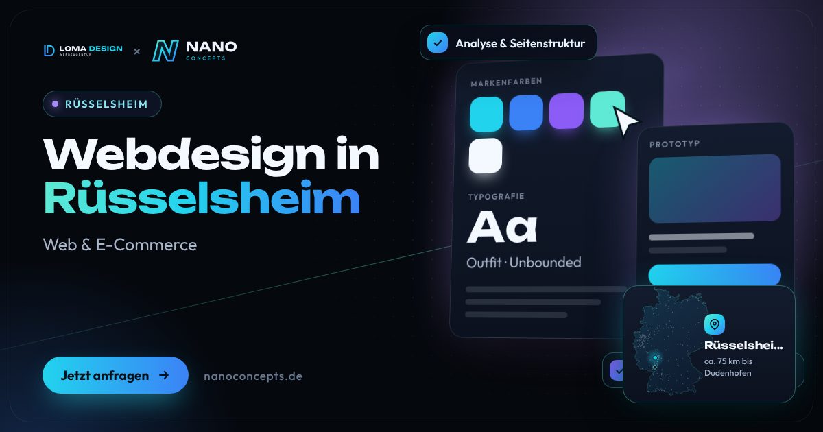 Webdesign in Rüsselsheim am Main