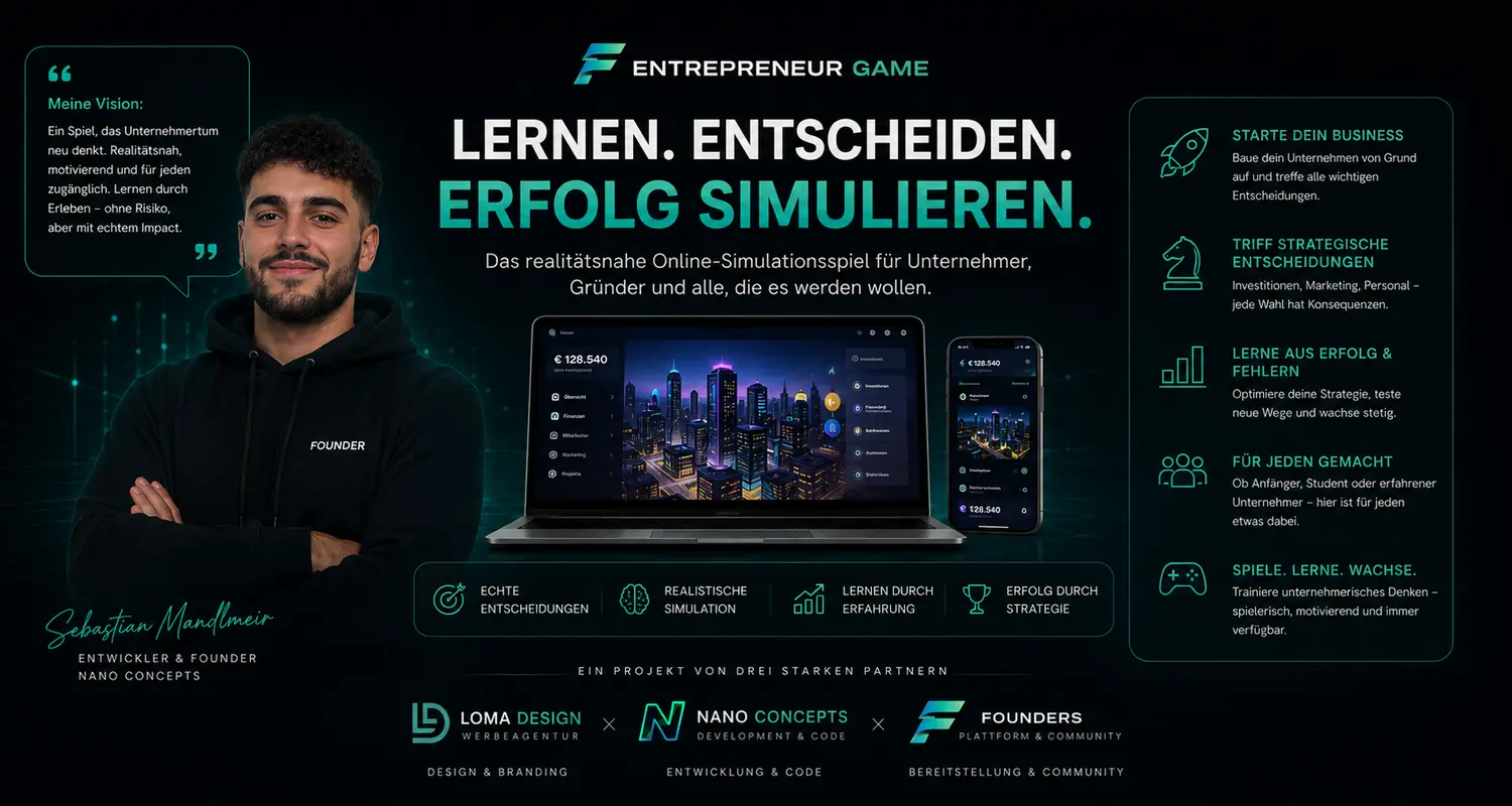 Lernen. Entscheiden. Erfolg simulieren.