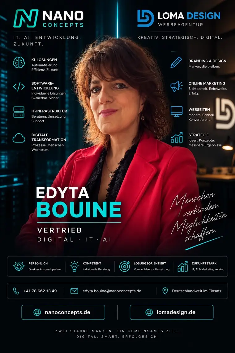 Edyta Bouine – Visitenkarte