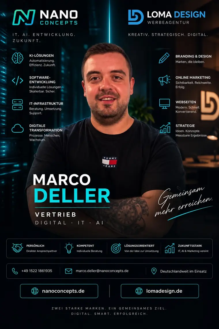 Marco Deller – Visitenkarte